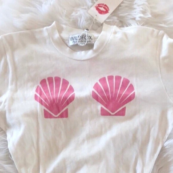 NWT Wildfox I’m A Mermaid Short Sleeve Bodysuit - Picture 9 of 11